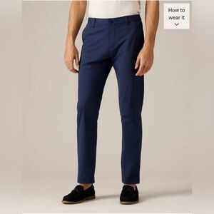 RHONE Men's Navy Commuter Pants
